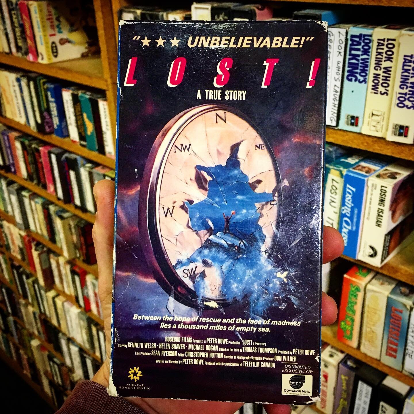 LOST! (1986) aka &ldquo;Typhoon&rdquo; 📼 #Action #Drama #80s #Lost #Typhoon #VHS