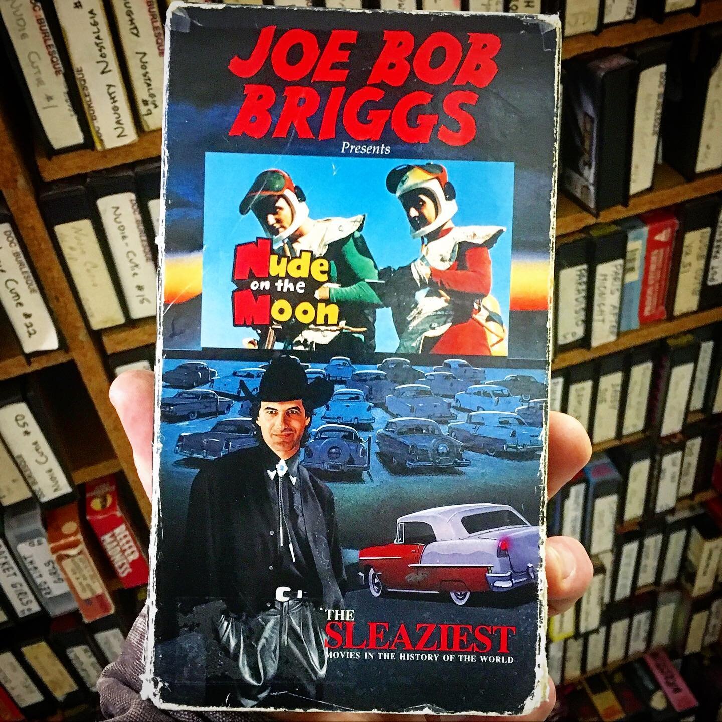 Joe Bob Briggs&rsquo; The Sleaziest Movies in the History of the World: Nude on the Moon (1961,1990s) 📼 #JoeBobBriggs #Nude #Moon #60s #VHS #SciFi #Fantasy