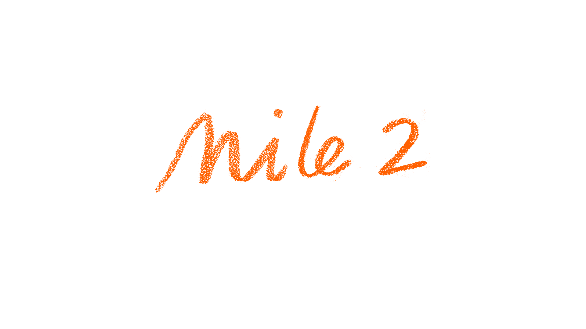 Black background with neon orange text reading 'ngày 2' in a handwritten style.