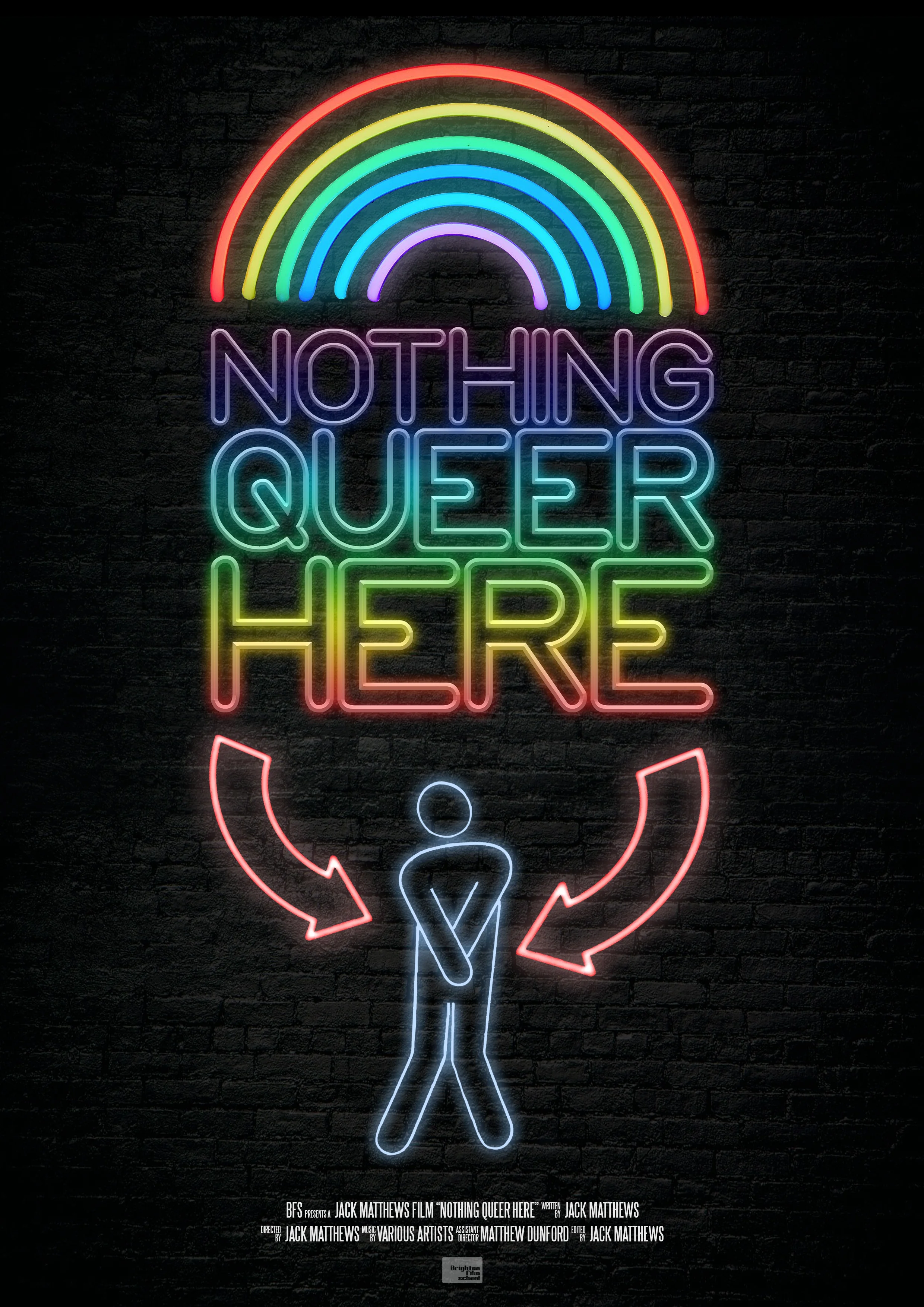 Official Poster for "Nothing Queer Here"