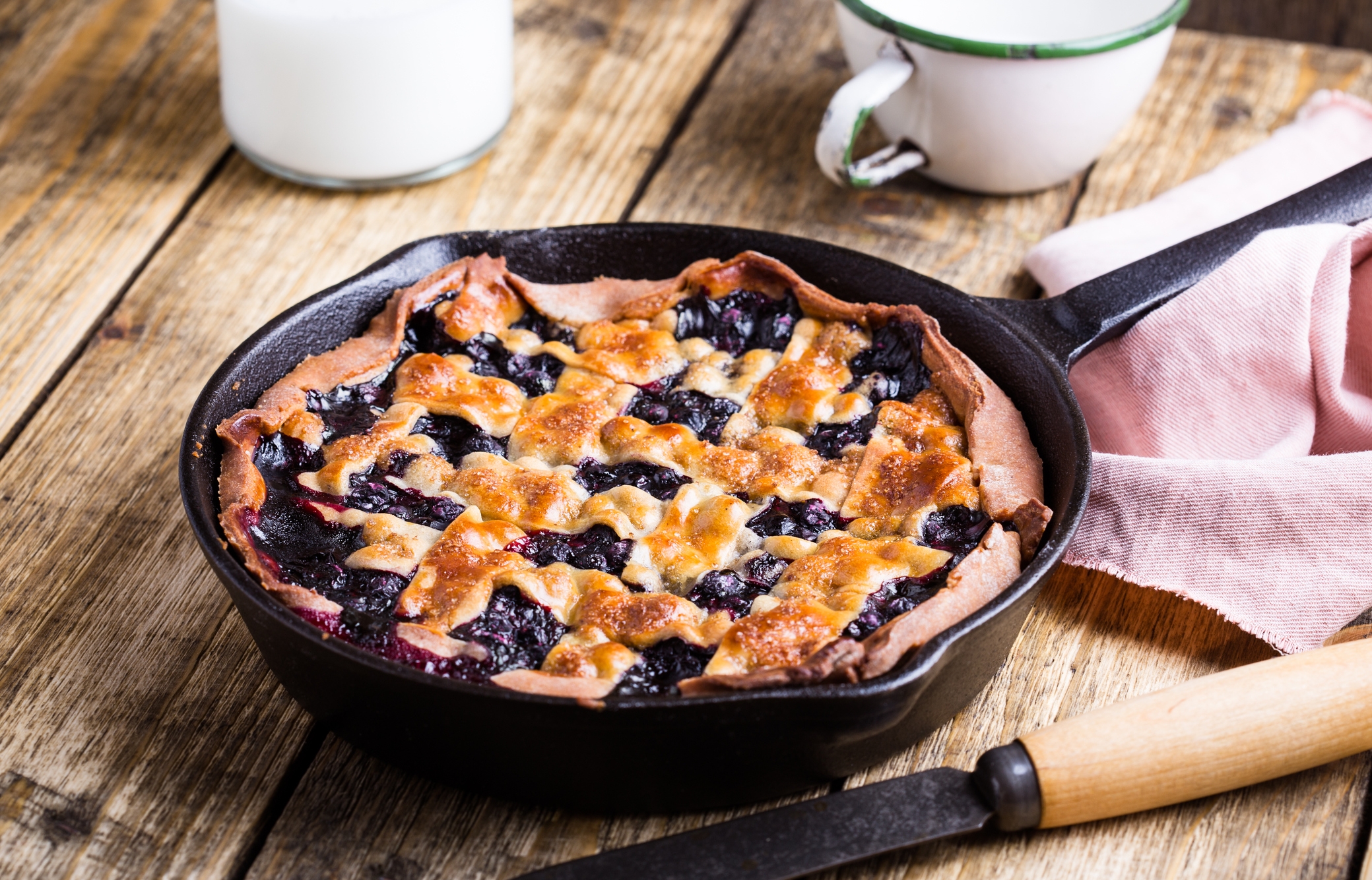 FOOD: Cast-Iron Blueberry Galette