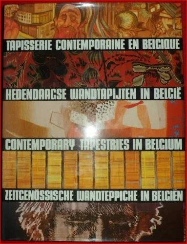 Cover: L.L. Sosset: “Hedendaagse wandtapijten in België”, Editions du Perron, Luik, 1989, 292 pp.