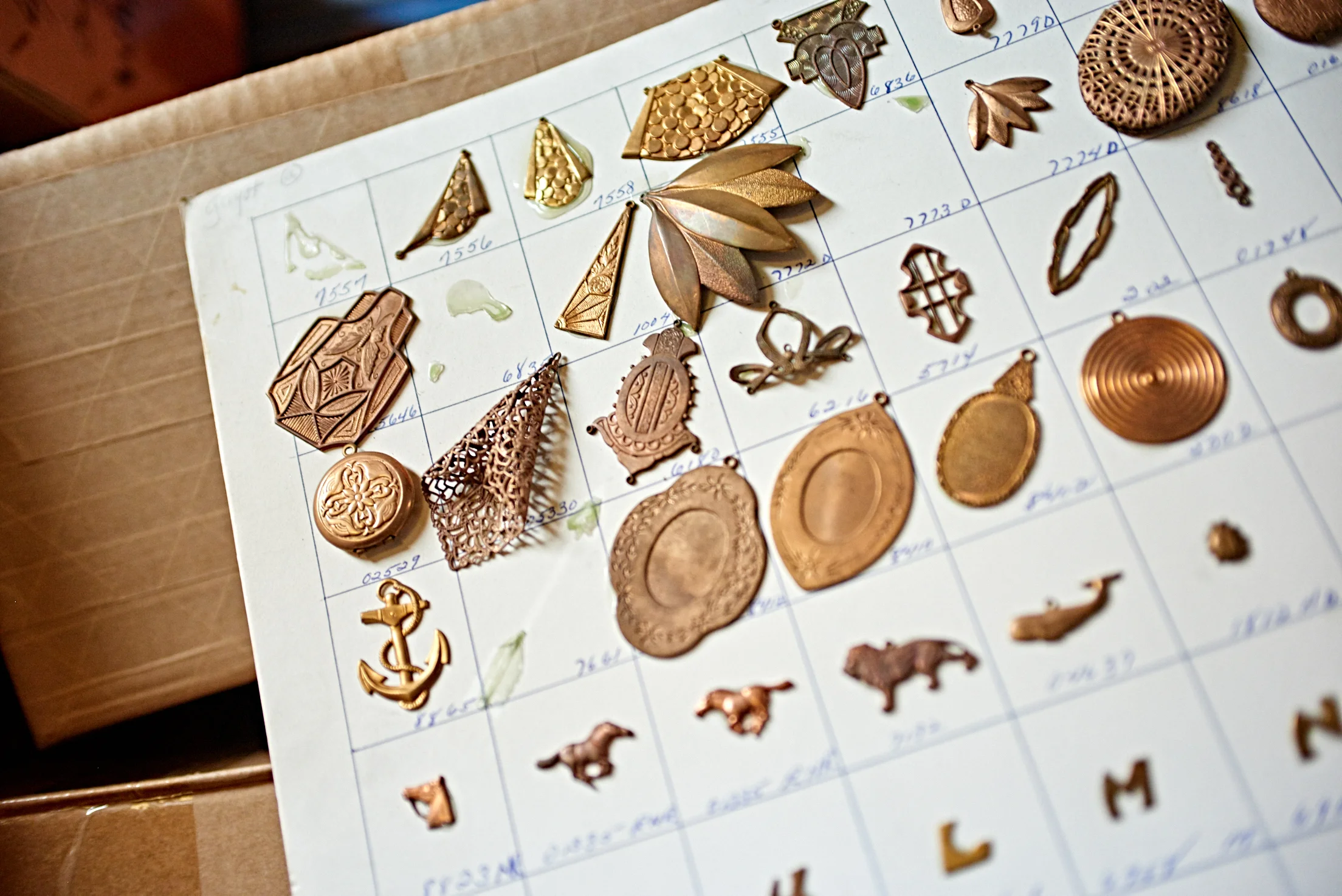 CJS Sales vintage jewelry board
