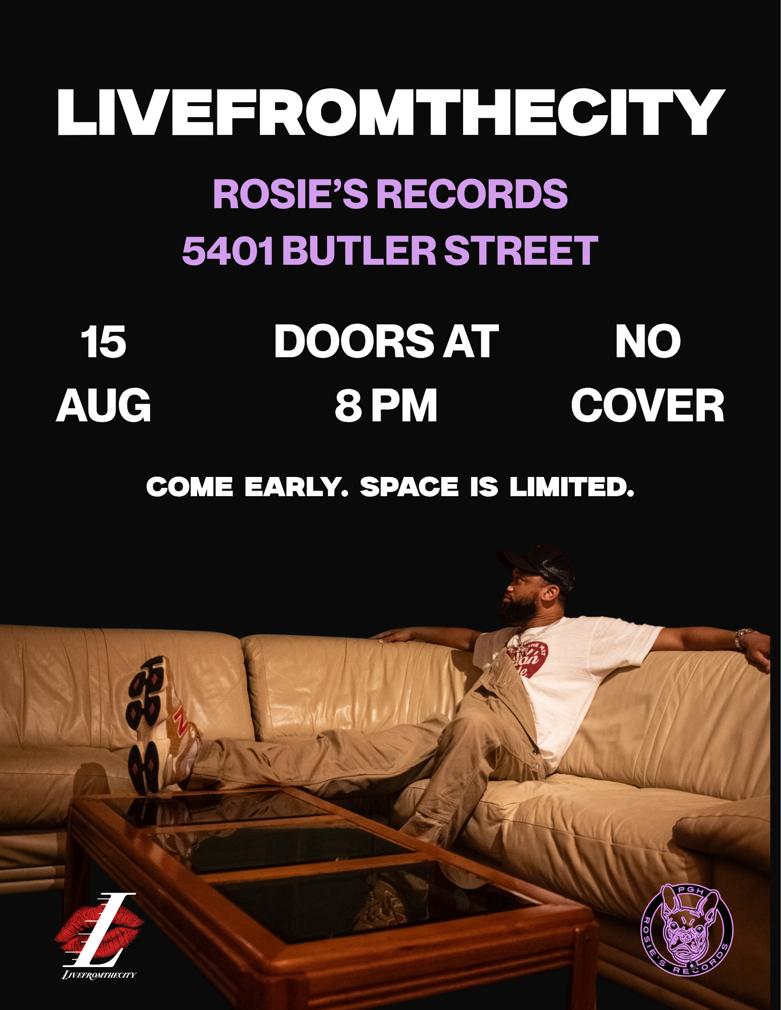 Livefromthecity @ Rosie's Records