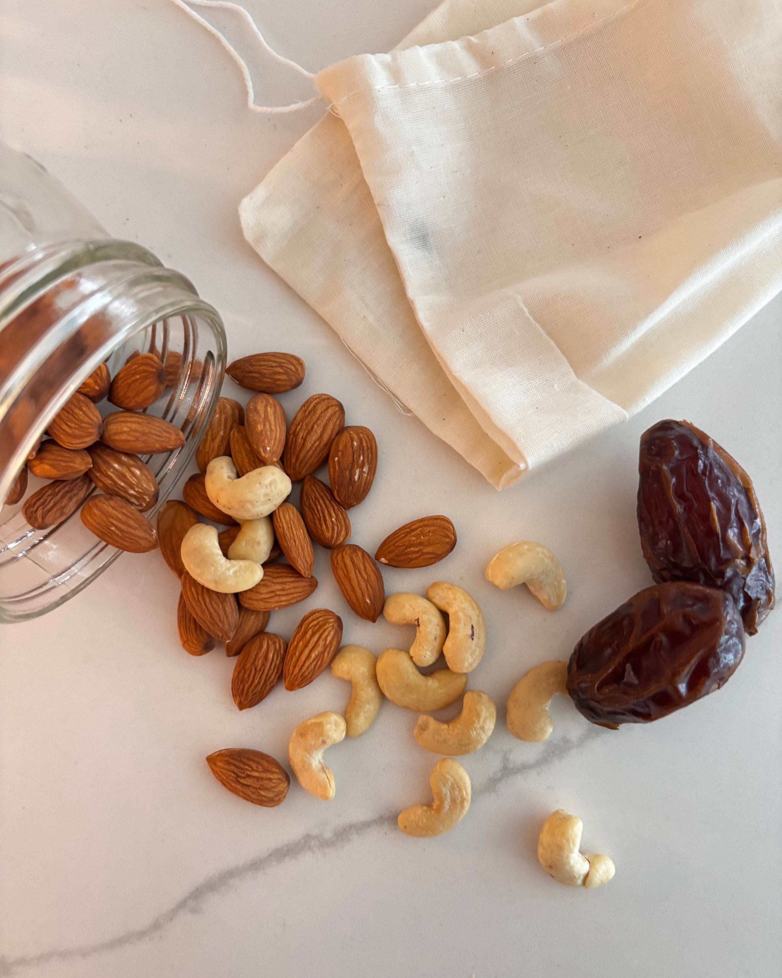 Homemade Almond (or Cashew-Almond) Milk Recipe