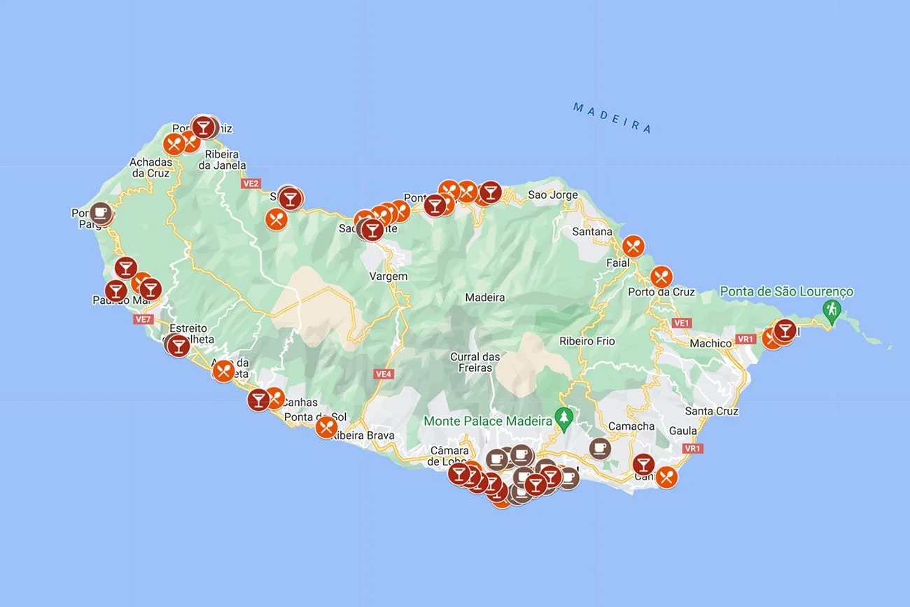 The Complete Guide To Madeira Island Tourist Map Of Madeira With Over The Complete Guide To Madeira Island Tourist Map Of Madeira With Over