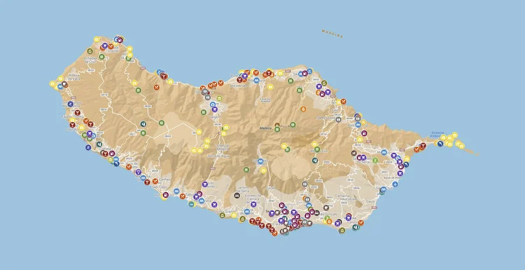 Travel guide to Madeira - INTERACTIVE MAP — Tomas Havel Photography