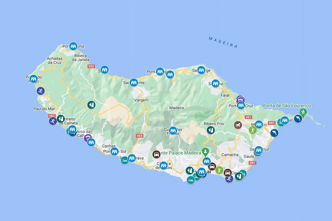 Explore Madeira With Our Interactive Tourist Map Tomas Havel Photography