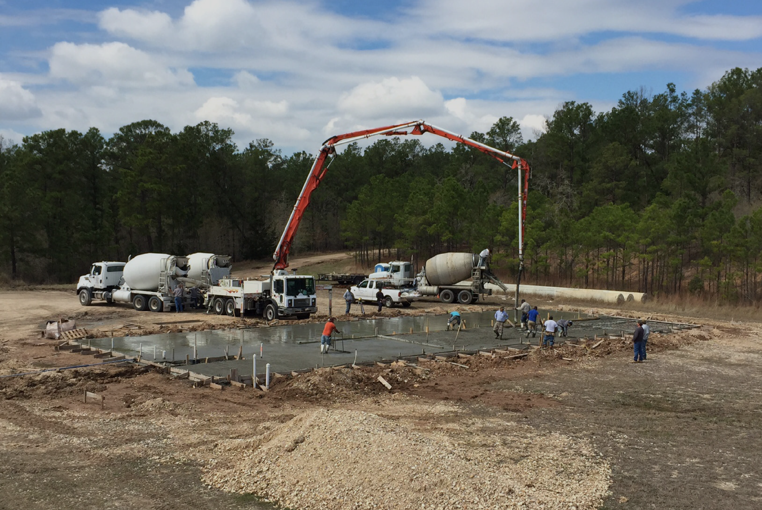 Fire station Concrete Pour