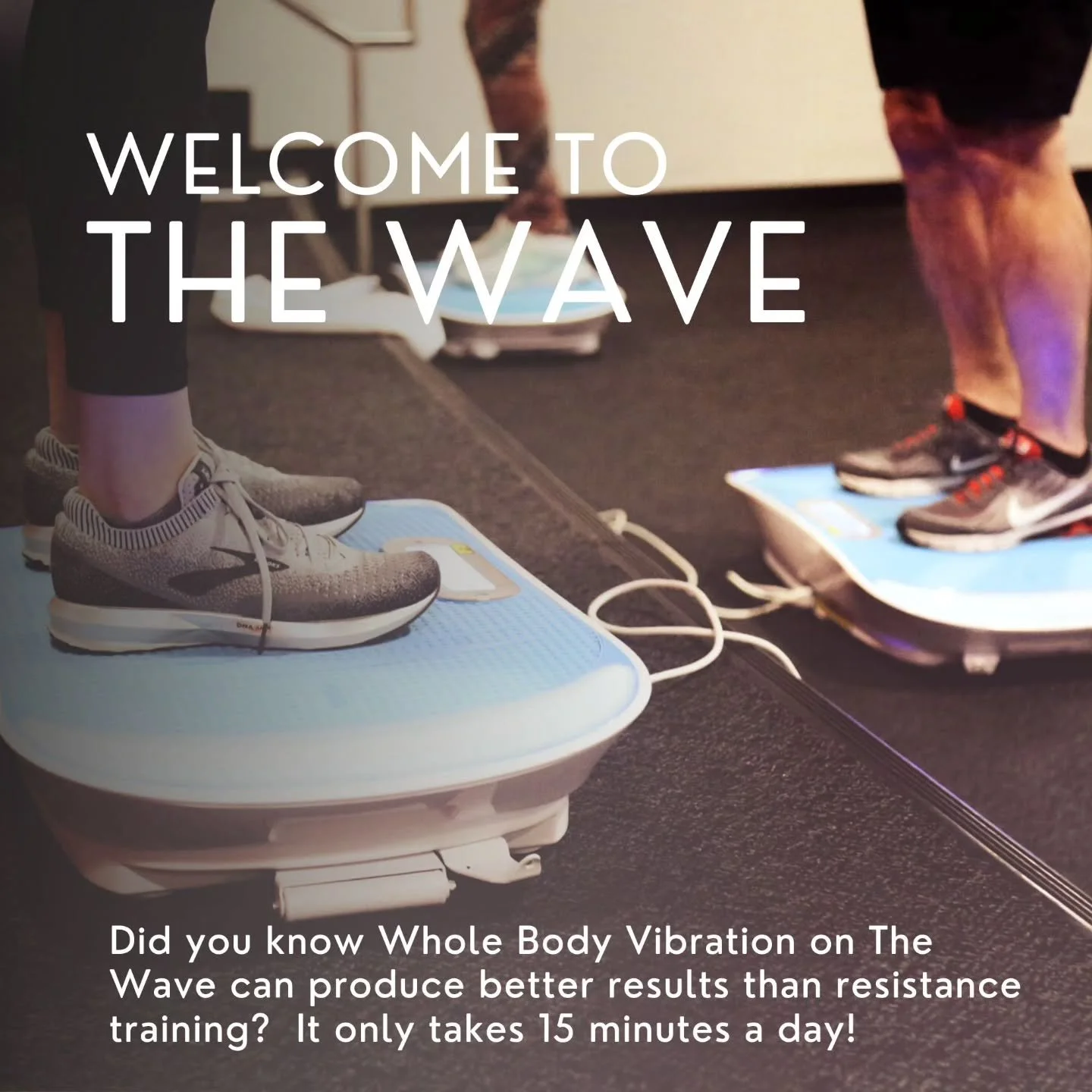 Thewaveplatform.com

Do your research!  Not all whole body vibration platforms have the proper frequency, amplitude and oscillation to give you strength training benefits!  The Wave does! 

Others are just lymphatic drainage.  If you're looking to im
