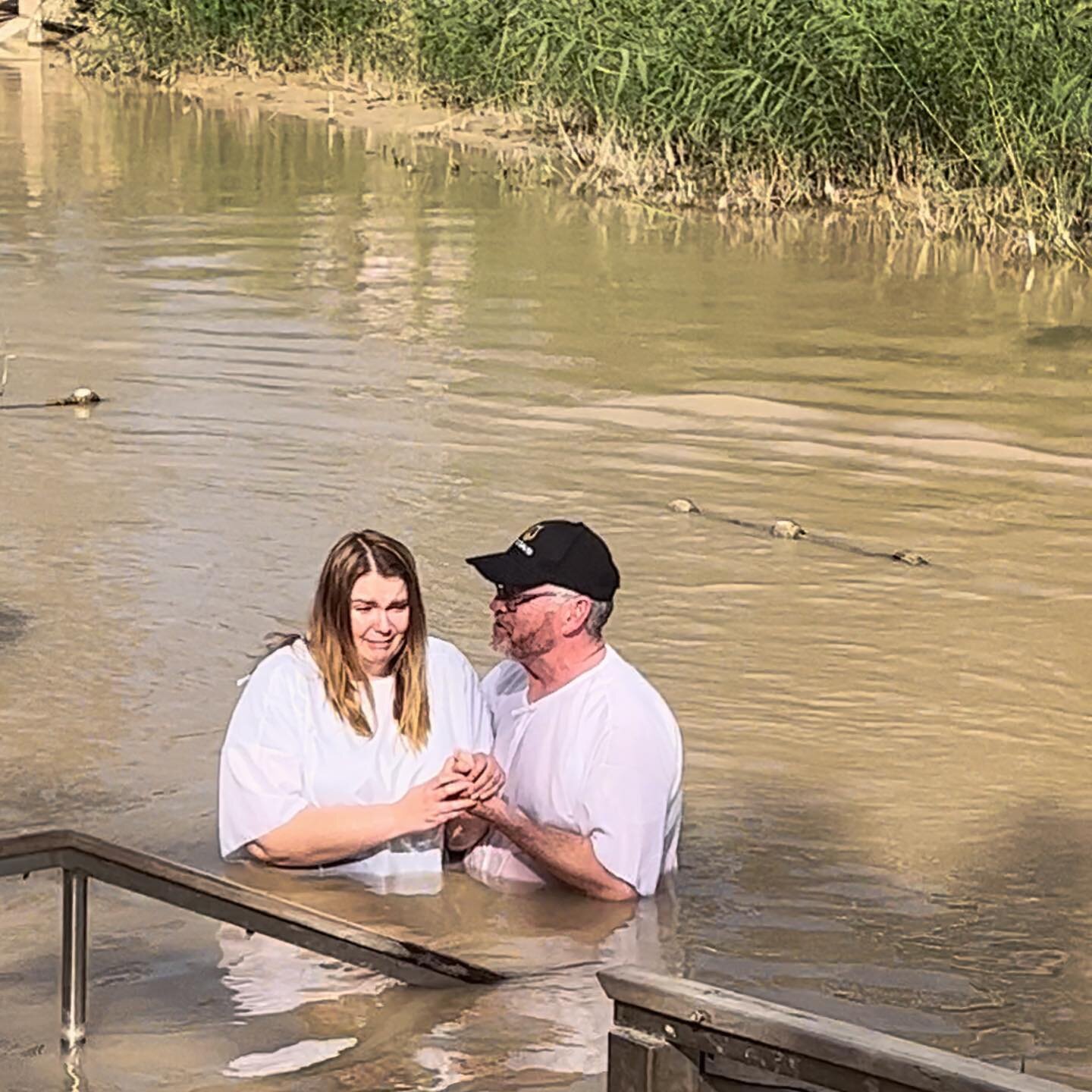 A holy moment. Baptized in the Jordan River on my 30th birthday.🕊️

It was so personal, I wasn&rsquo;t sure if I would post about this&hellip; But I want to DECLARE God&rsquo;s faithfulness. Baptism is an outward sign of an inward transformation. An