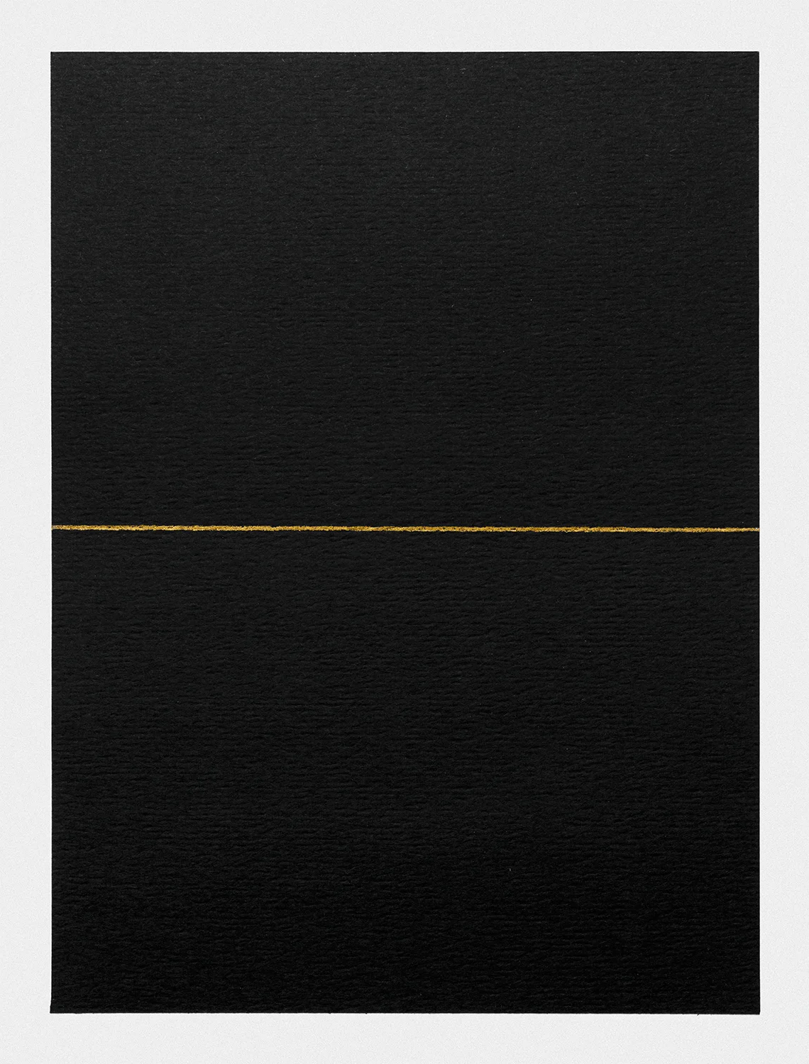 “Proposed Passages (Isaac),” Drawing #6 gold pencil on black paper 2018 - present