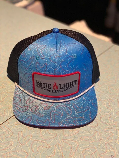blue light hat