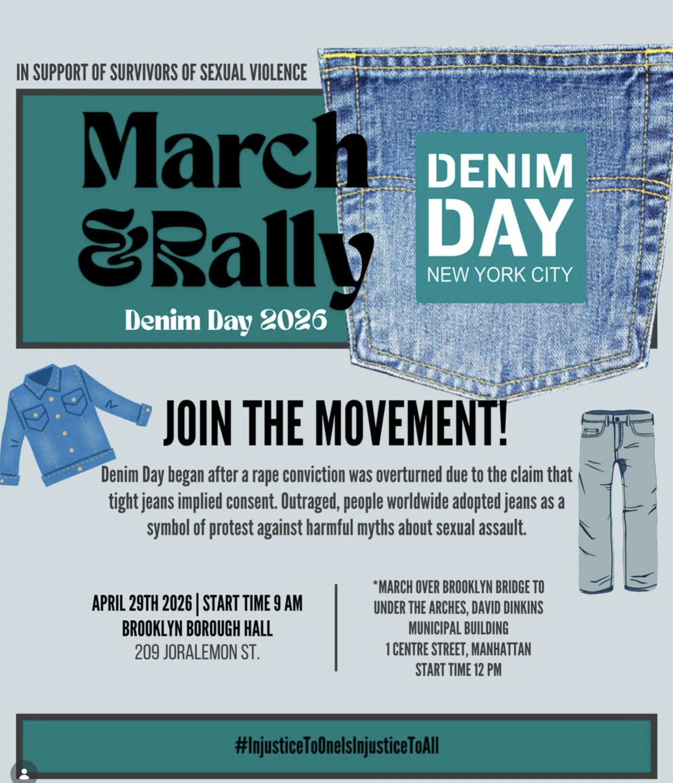 Denim Day March &amp; Rally 2026