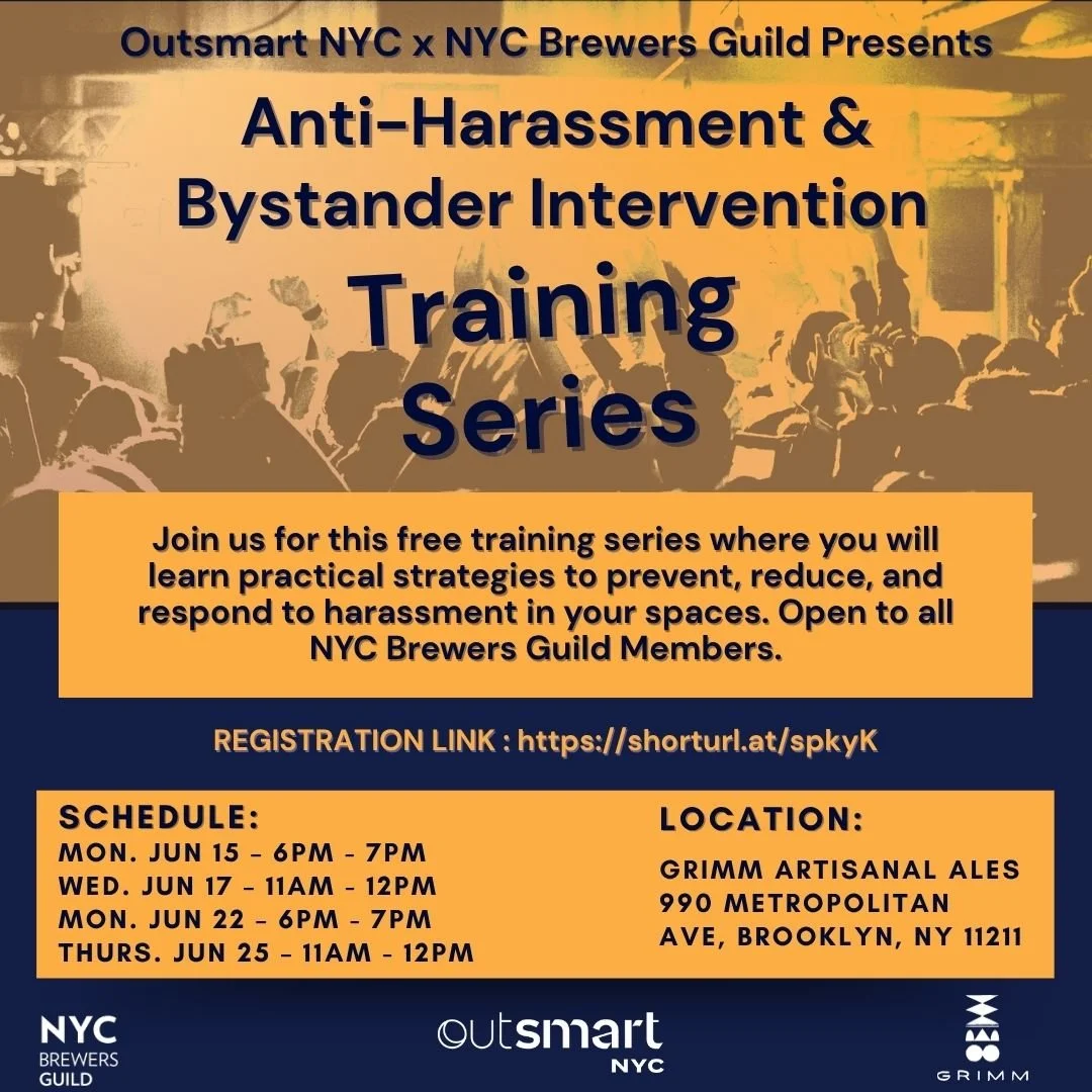 NYC Brewers Guild Anti Harrassment Training Series