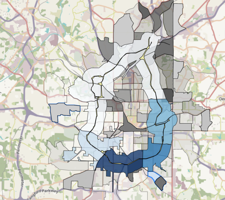 How does Beltline transit advance equity?