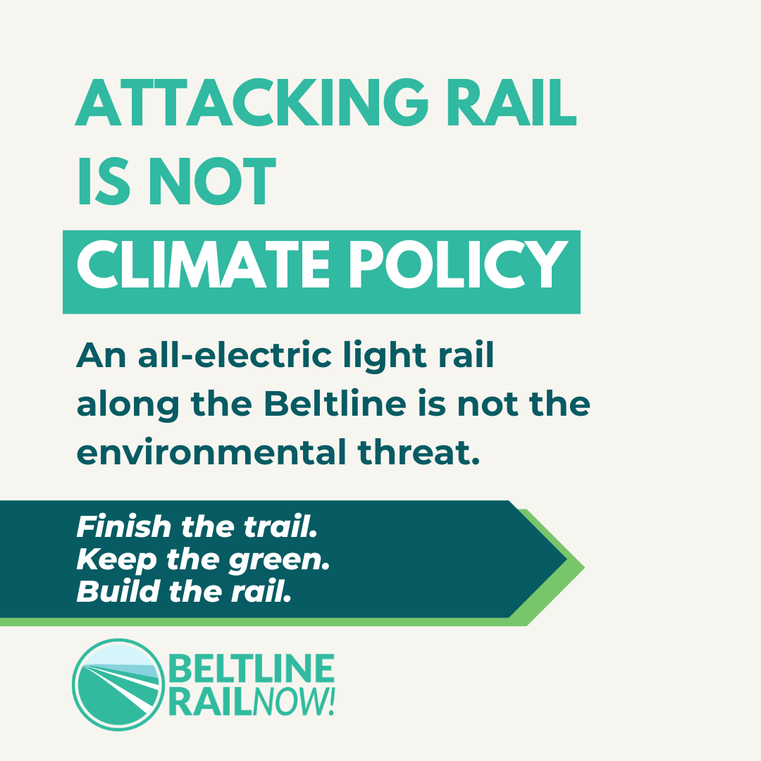 Attacking Rail is not climate policy