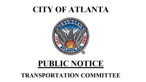 Atlanta City Council Transportation Committee Meeting