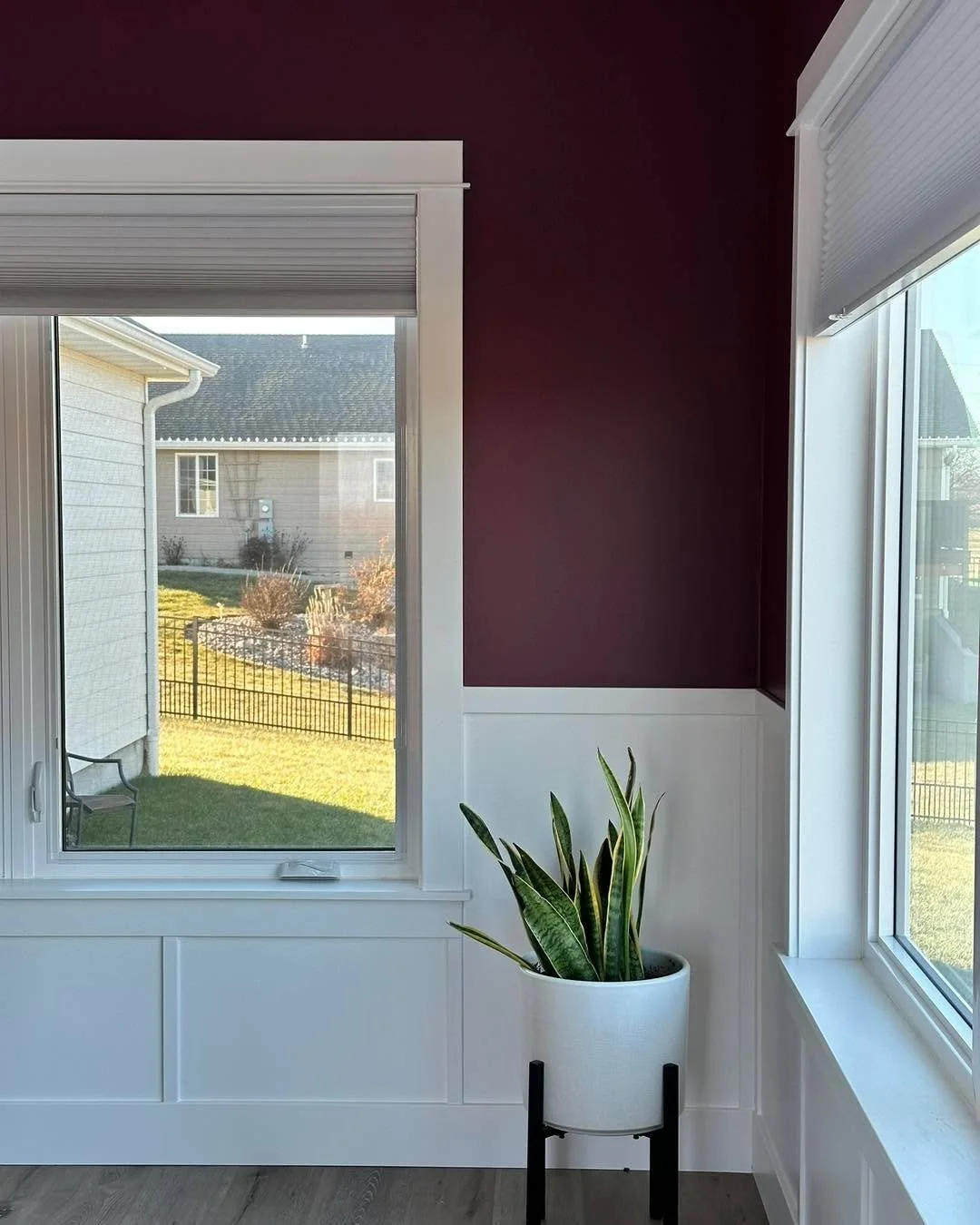 {The Power of Plum} . . . or red or blue or green. Sometimes just a beautiful neutral is what you need. A fresh perspective on color and what works in your home is a part of our Color Consultation services. I generally recommend Benjamin Moore colors