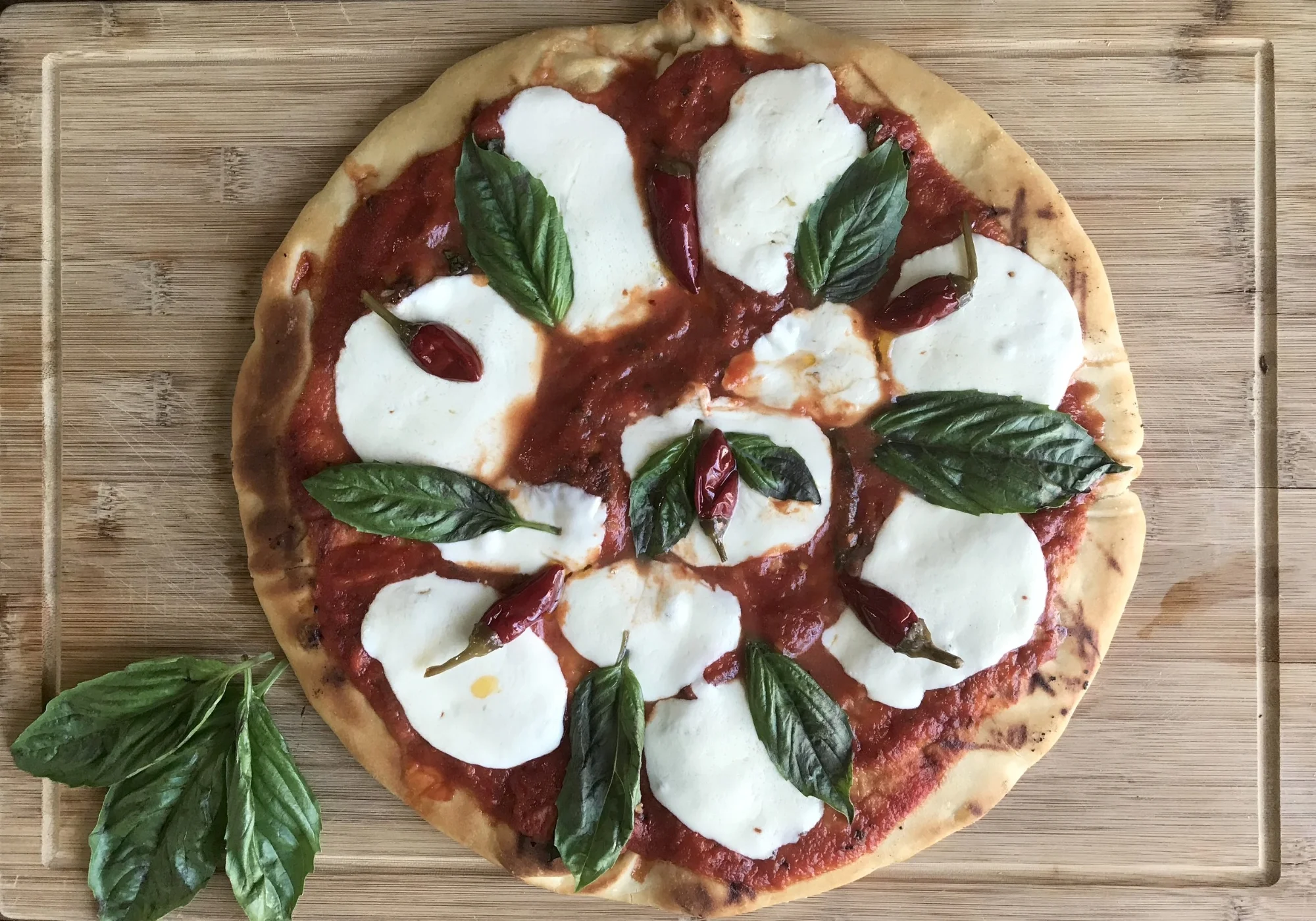 Margherita Pizza with a Spicy Kick!