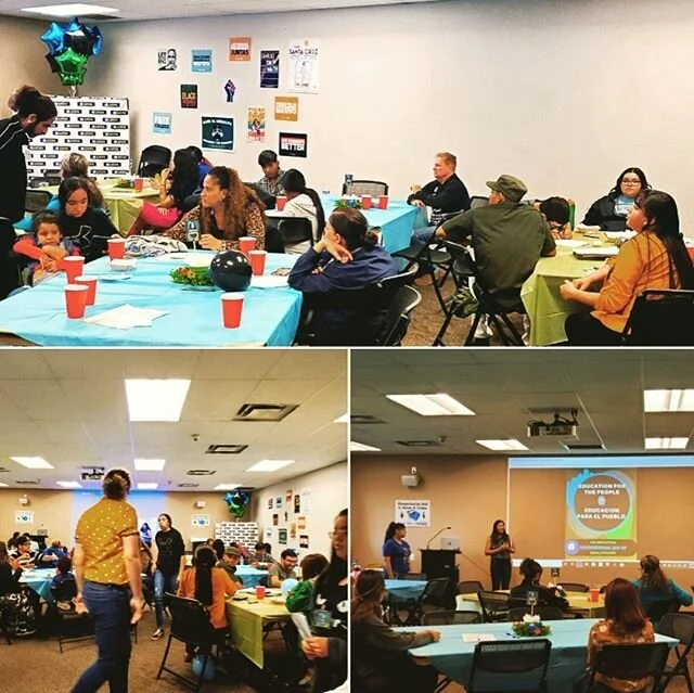 Tucson Education Day🎉

On Friday, out Tucson team and allies came together to have a serious discussion about the state of public schools in Tucson and across the state. 📚
We began with a poetry workshop and was topped off with a lively student-led panel discussion. 📝
Much of the night focused on the massive disparities that exist between schools on the Southside of Tucson, and North Tucson, in terms of the massive imbalance in per-student funding. ✊🏽✊🏾✊🏿
Thank you to everyone who joined us! .
.
#PublicEducation #RedforEd #Education #Tucson