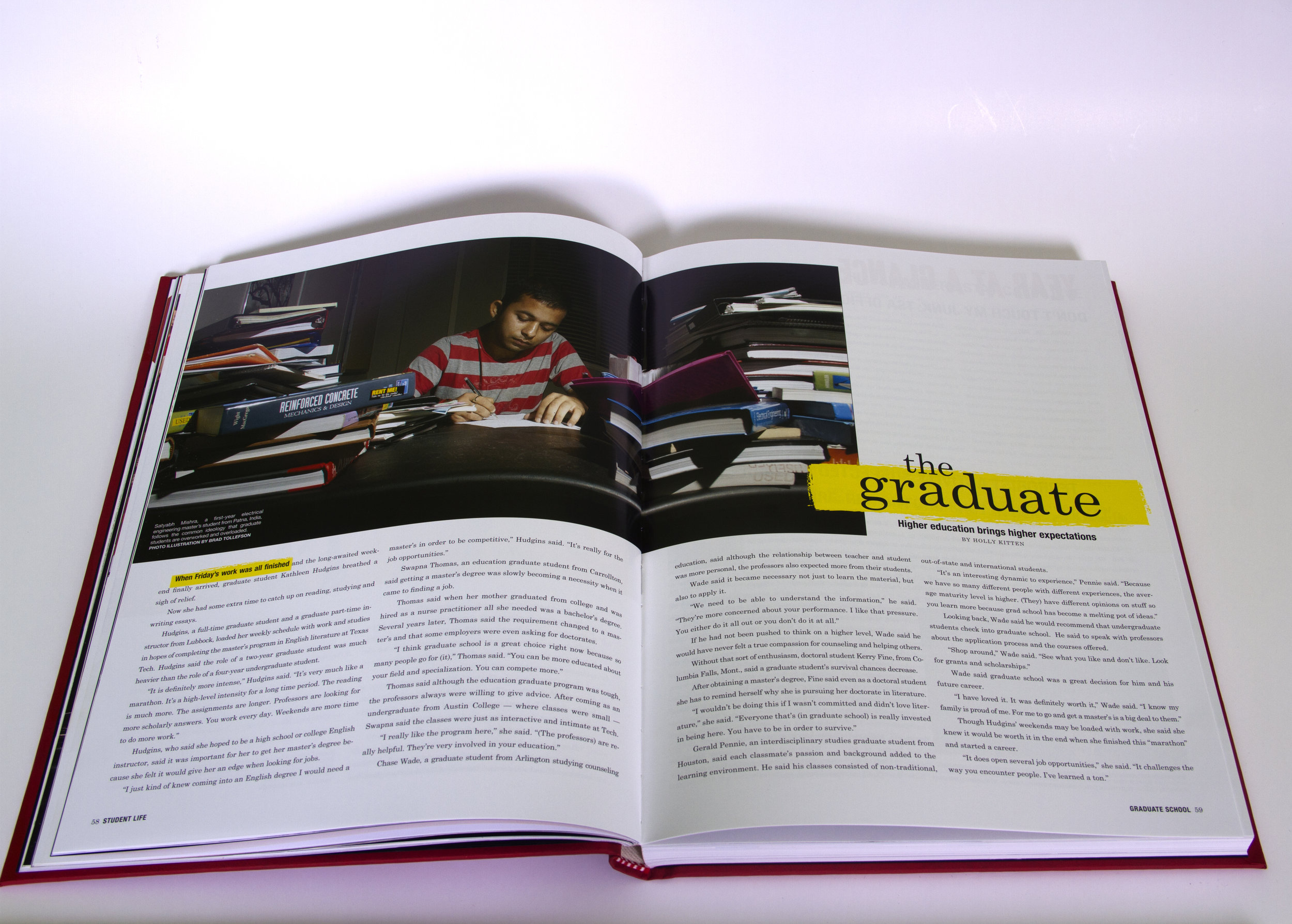 Feature Spread  - Student Life, 2011
