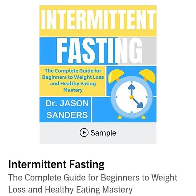 What a time for this to be released. Wanna lose weight, all while saving money and making your food supply last? Check out this audiobook I narrated! My first one!

Dr. Jason Sanders goes in depth about IF and all its variations in a short, 2-hr guid