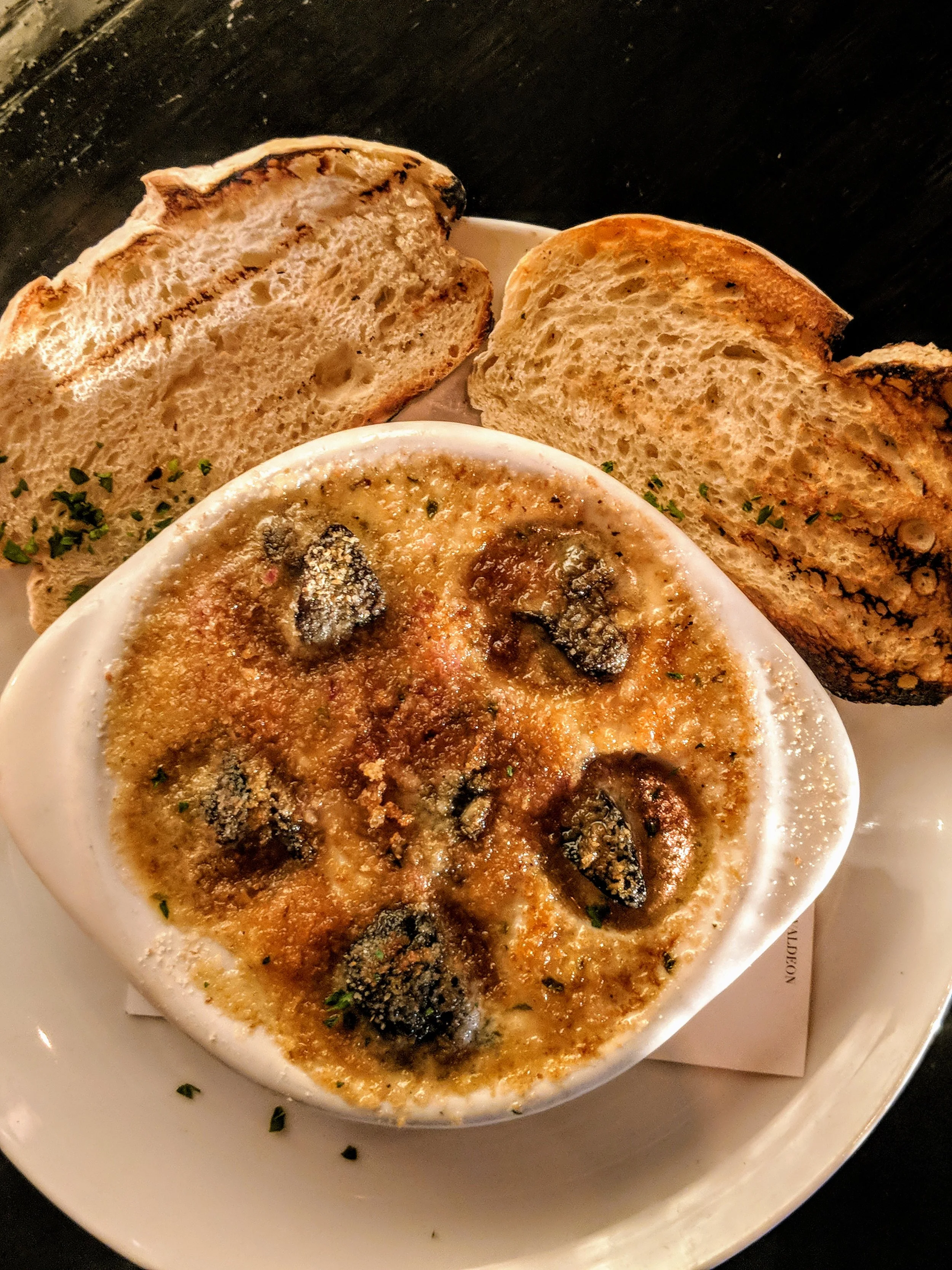 Escargot | Garlic Herb Butter | Toasted Breadcrumbs