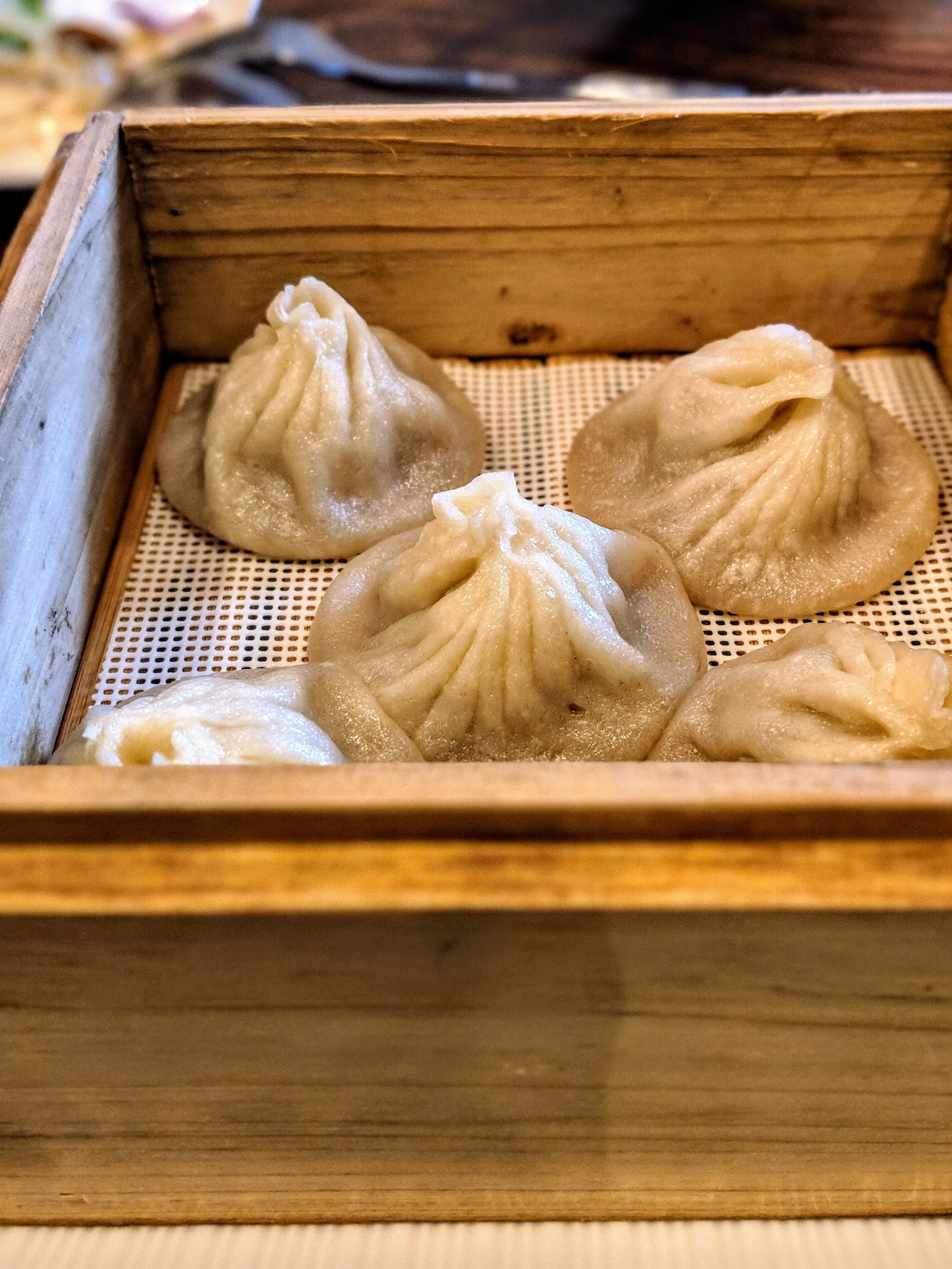 Soup dumplings at Lin Asian Bar