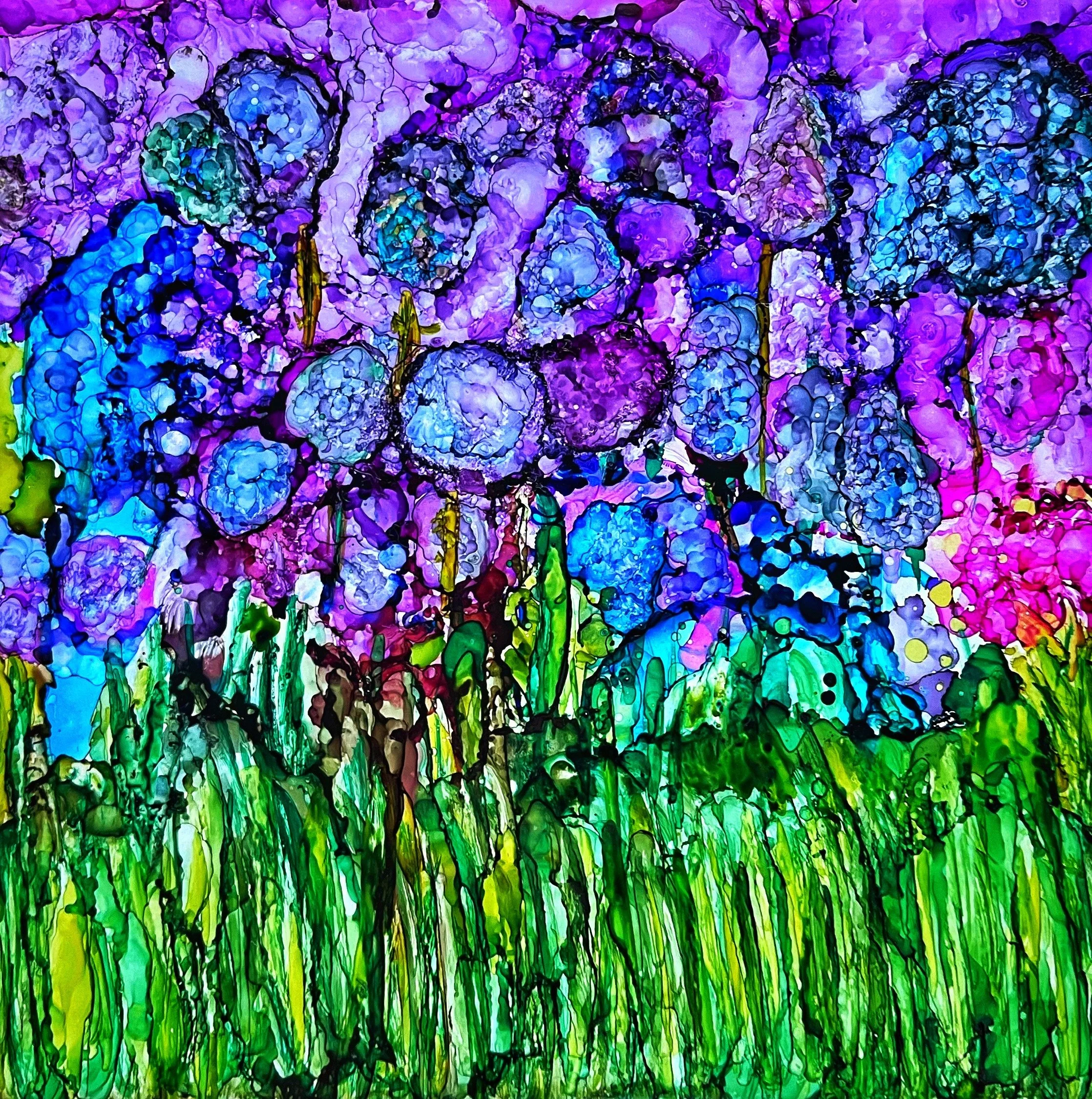 Purple Flowers   $35