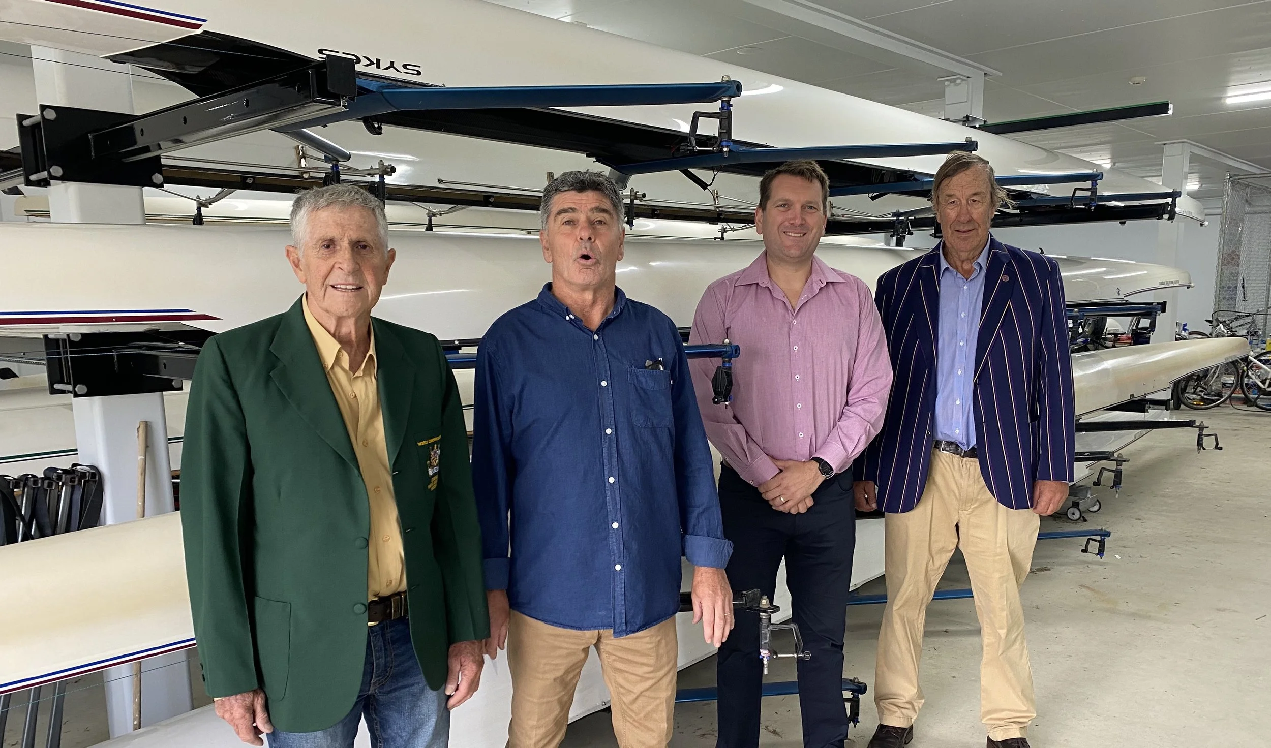Jeff Sykes Rowing Centre honours rowing legend