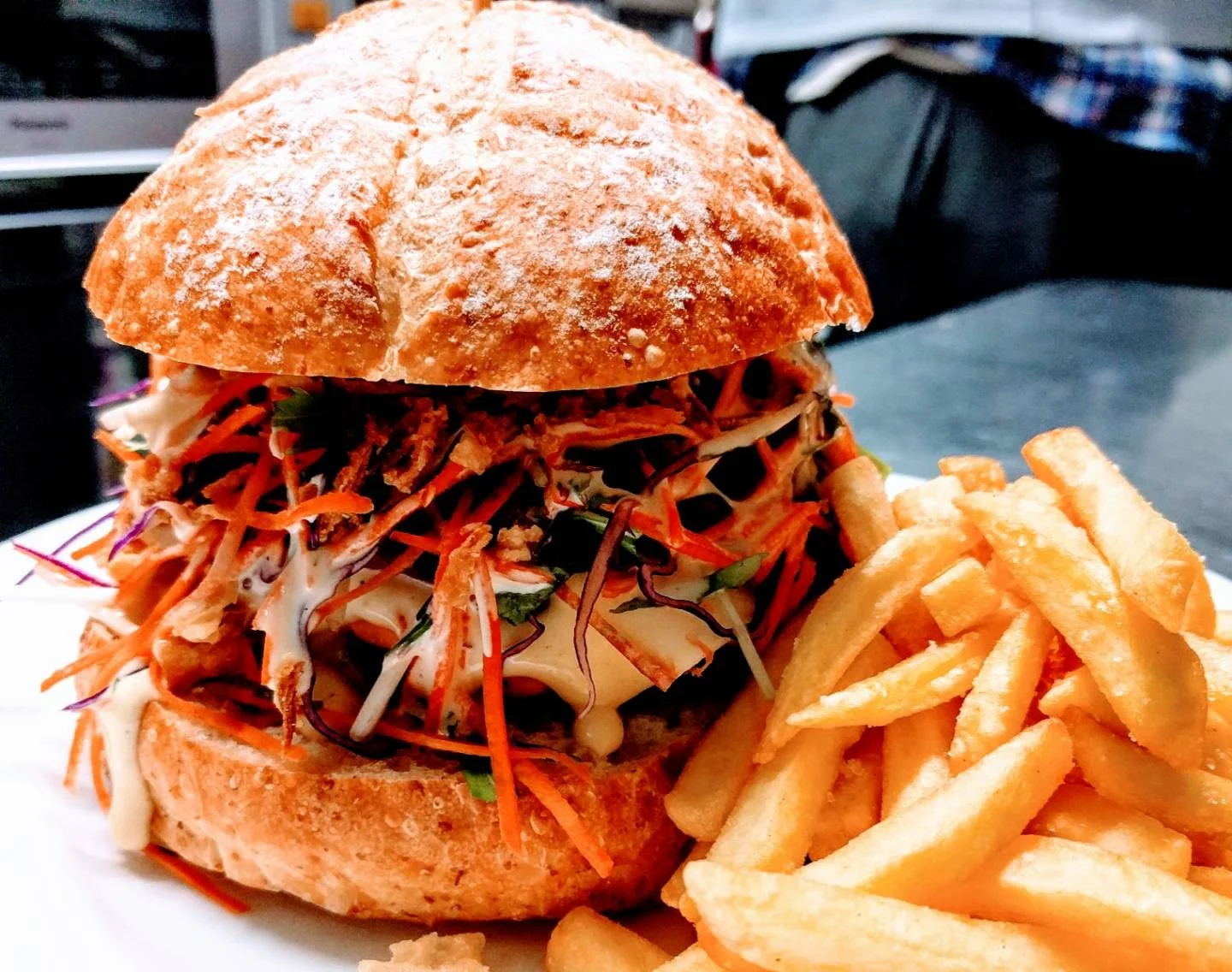 The one and only Mad Cow Burger available at Madarao Mountain Lodge