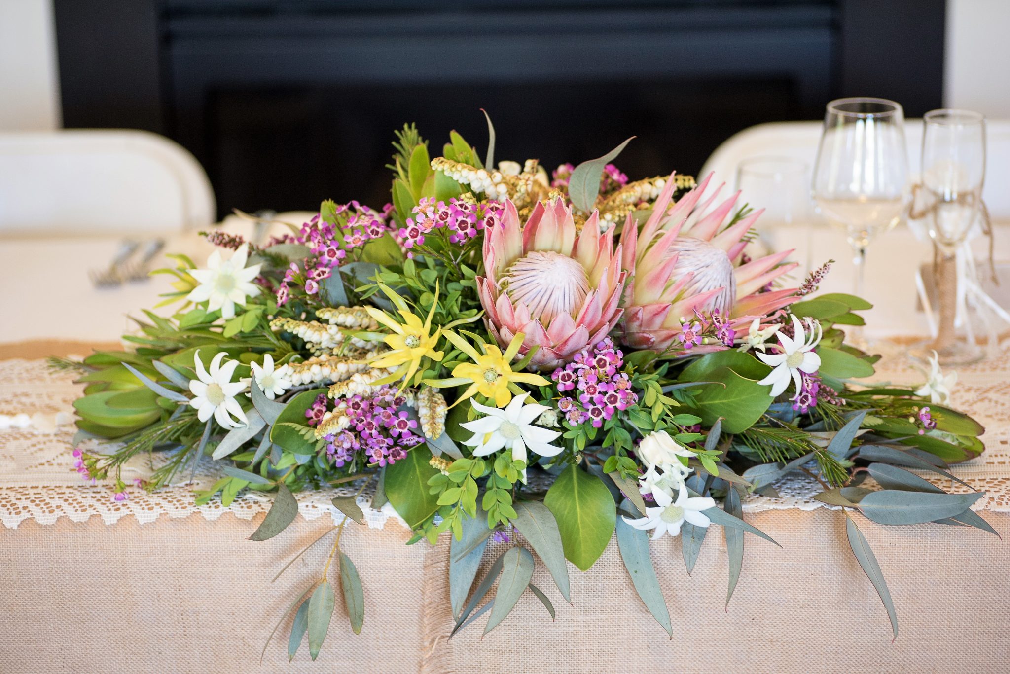 Keryn's wedding flowers