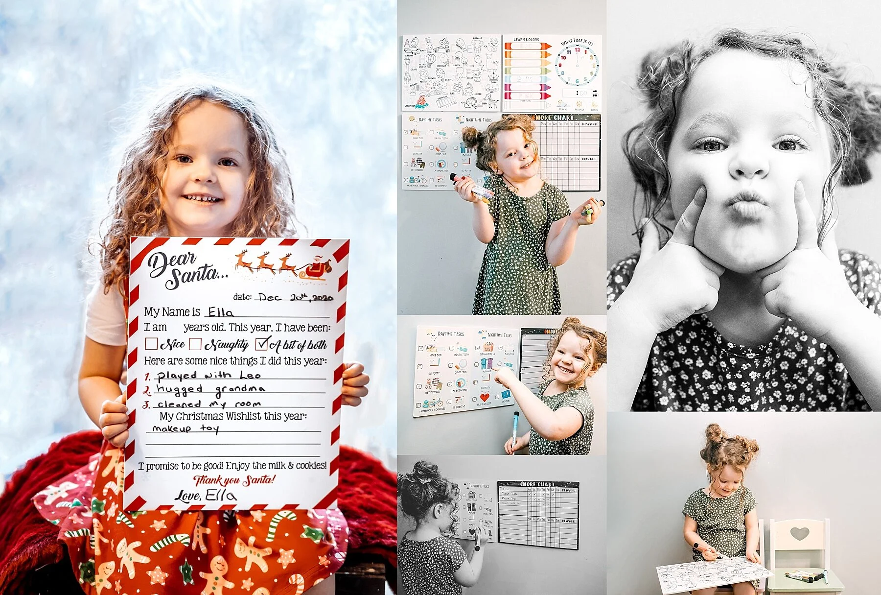 Love Designs Whiteboards &amp; Dear Santa Letter with Emily-May Photography