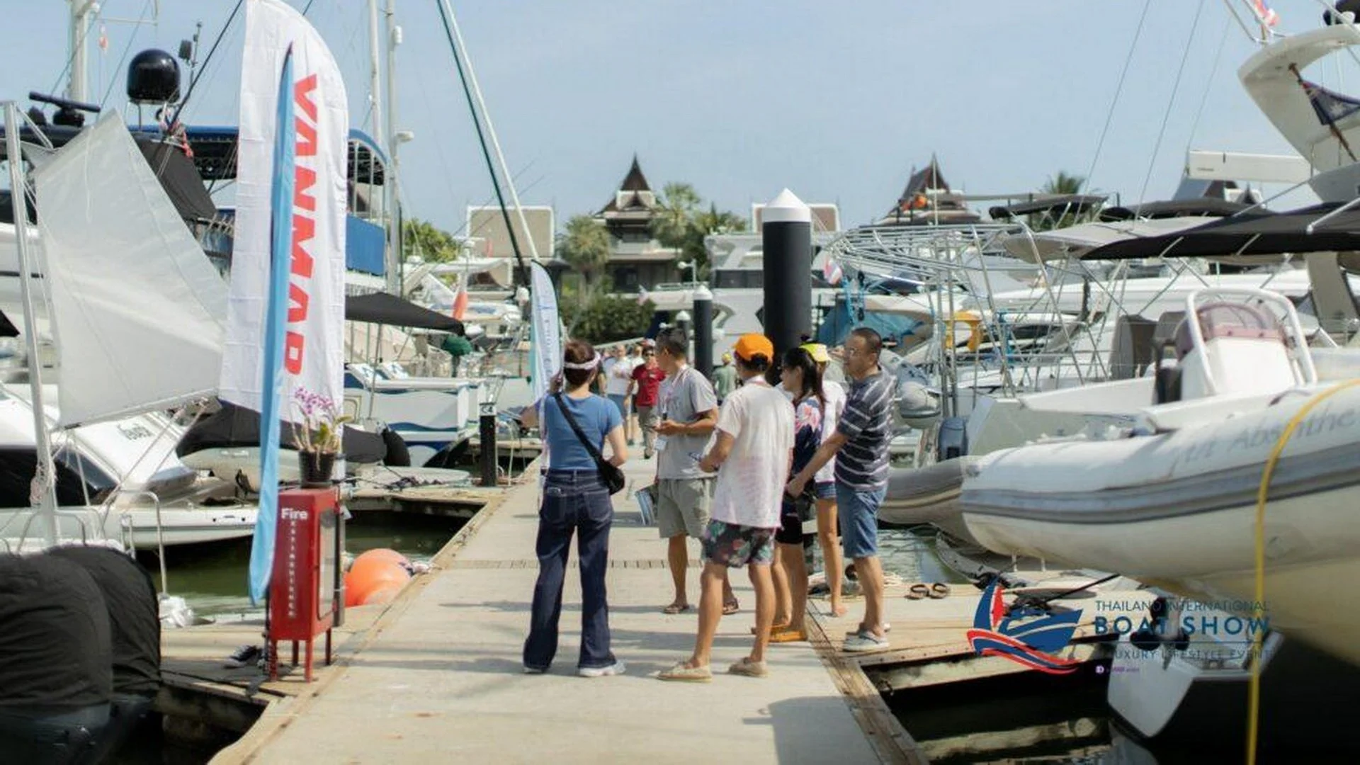 The First Thailand International Boat Show sees over 5,000 visitors over the 4 days.