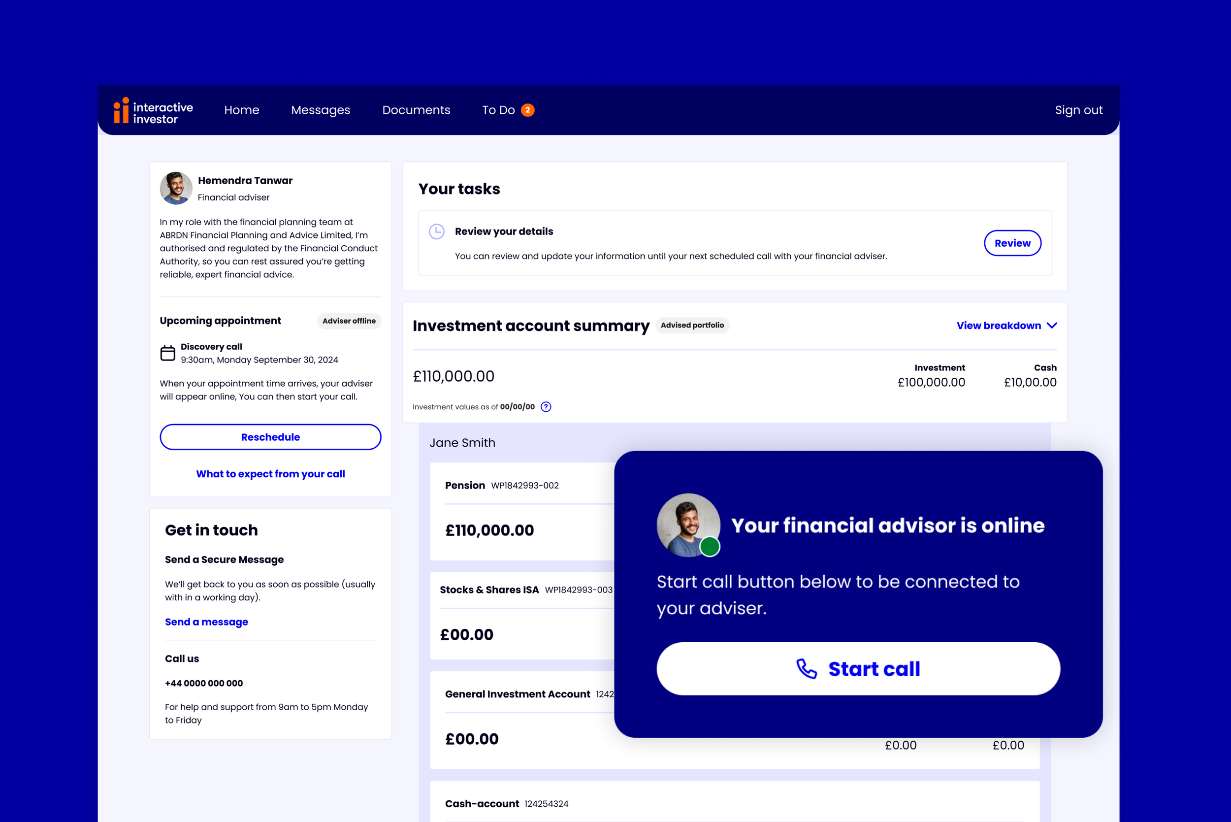 ii Advice: Digital financial planning platform