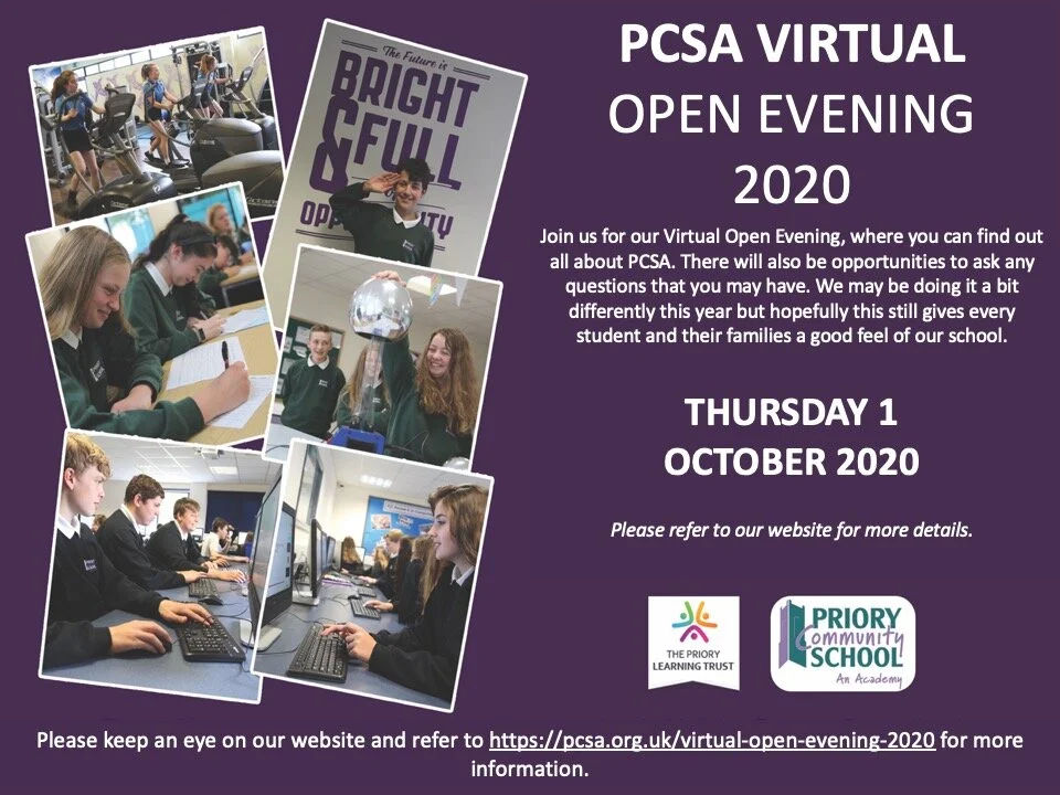 Virtual Open Evening 2020