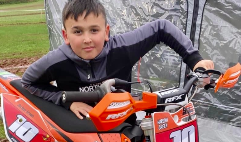 Harlow, 11, on fast track course to be a future motorcross British champion