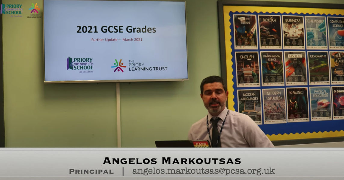 Information for Year 11 Parents/Carers: 2021 GCSE Grades