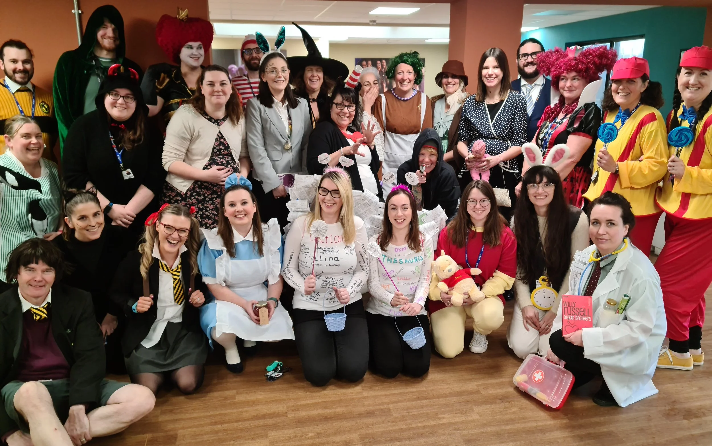 Fun and book Wonderland at school on World Book Day