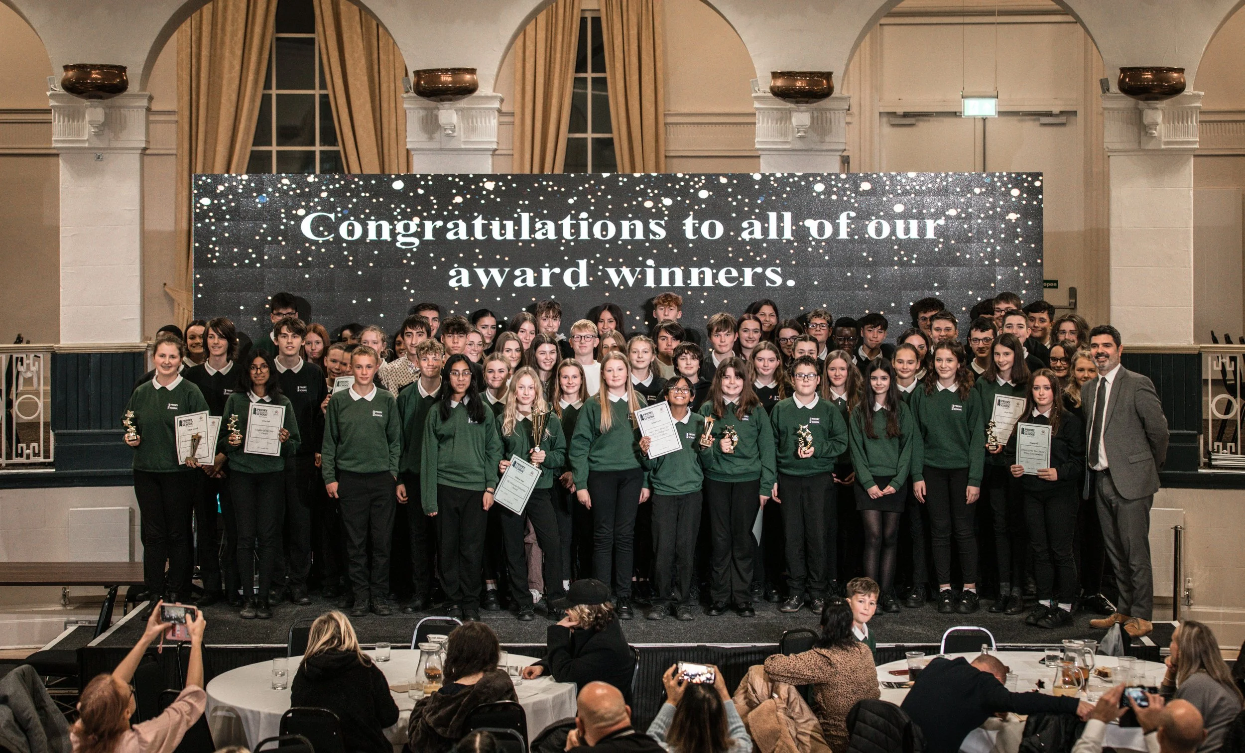 JDNC: Brilliant students celebrate winning awards at glittering ceremony