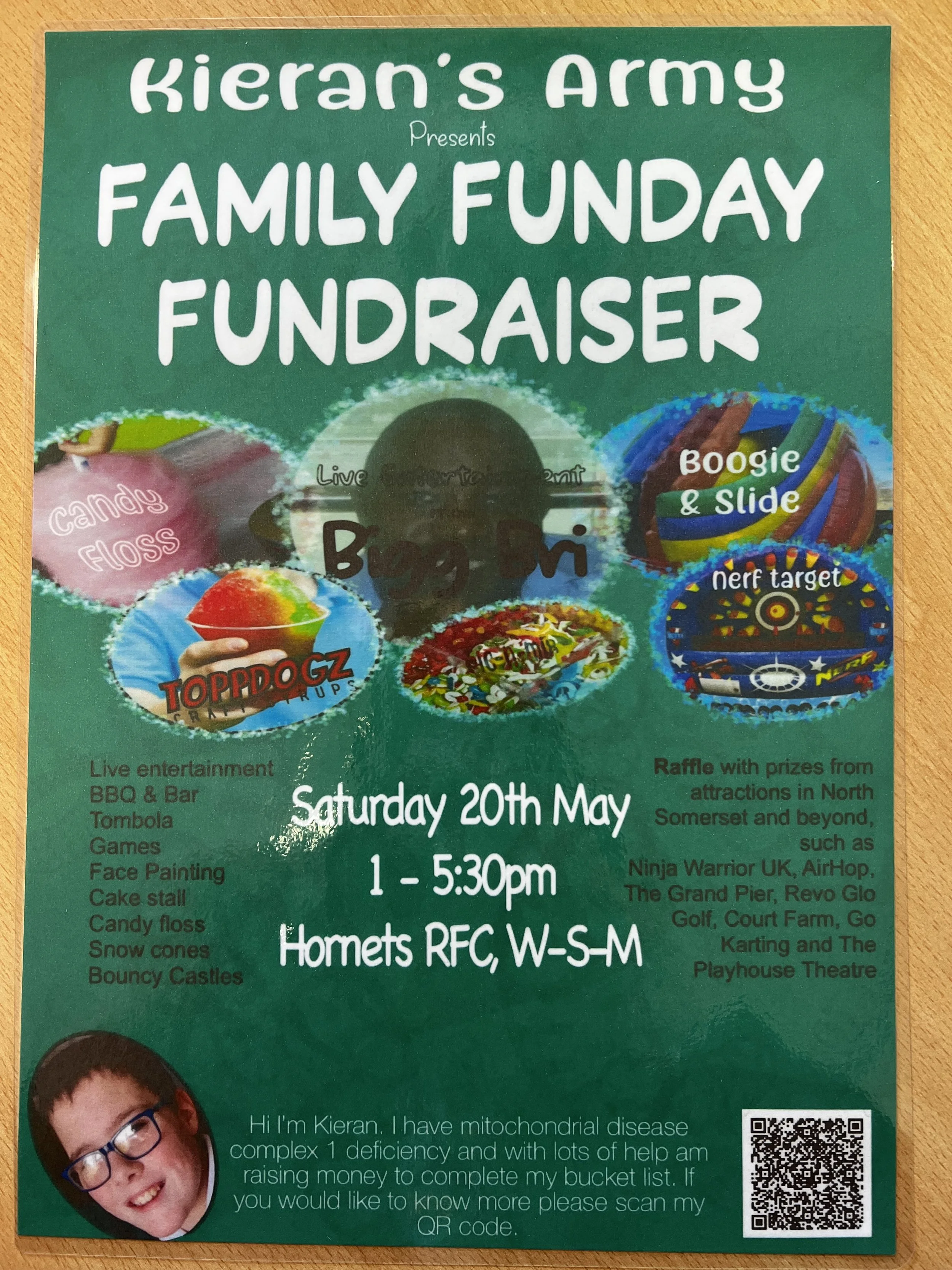 Kieran's Army - Family Funday Fundraiser