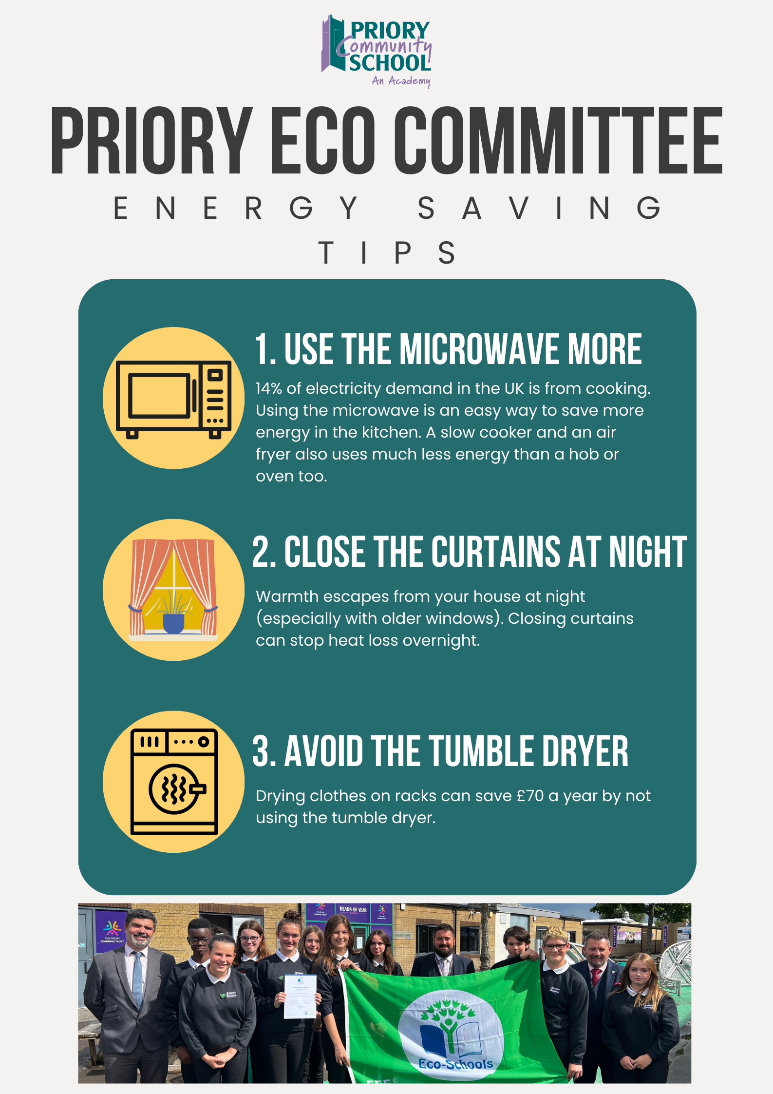 ENERGY SAVING TIPS FROM THE PECO!