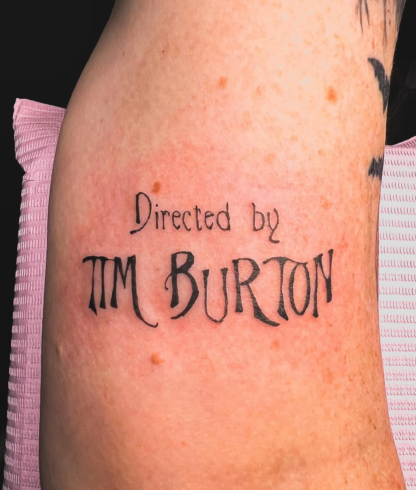 Thank you to Lisa for your cool vibes and for getting this super sick little piece! 

#goldcoasttattoo #tattooapprentice #timburtontattoo #blackworktattoo #brisbanetattoo