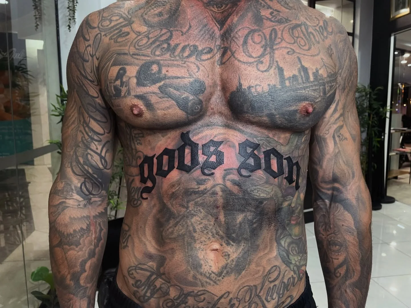 Gods son lettering 🩵🖋️