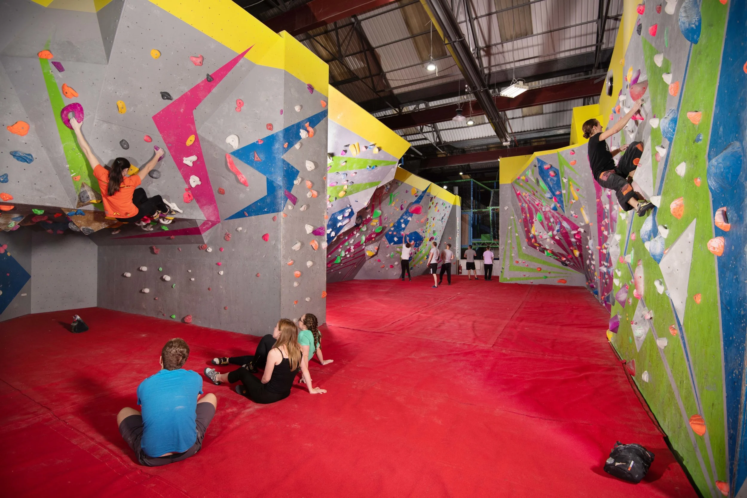 Bouldering room
