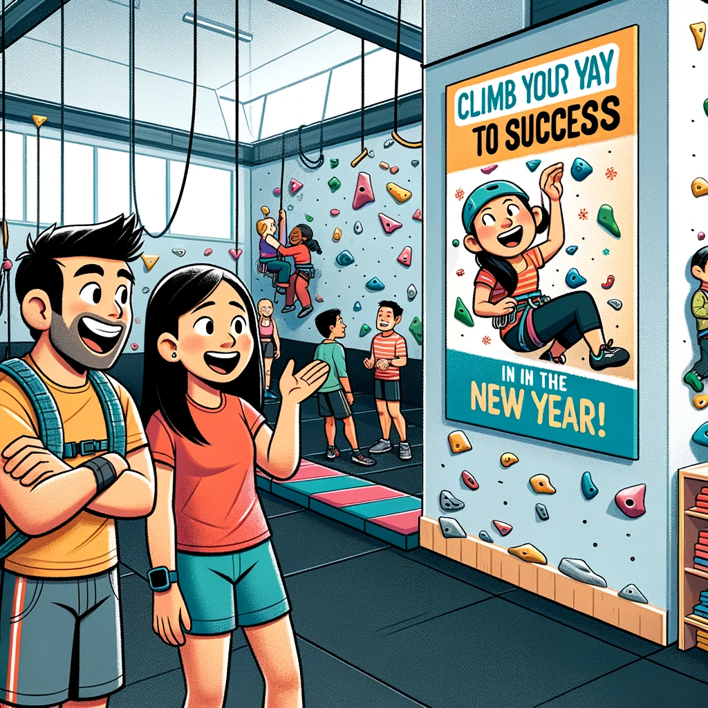 🎉 New Year, New Climbing Goals at Boulders! 🧗