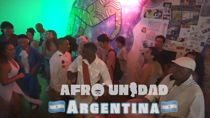 Good times in Argentina for @afrounidad Fest in Buenos Aires! 
@afrotangocandombe drummed and danced for the ancestors and got the people moving. @gayosoana65 shared beautiful, empowering poetry that demonstrated why she won our #AfroRebelArte contes