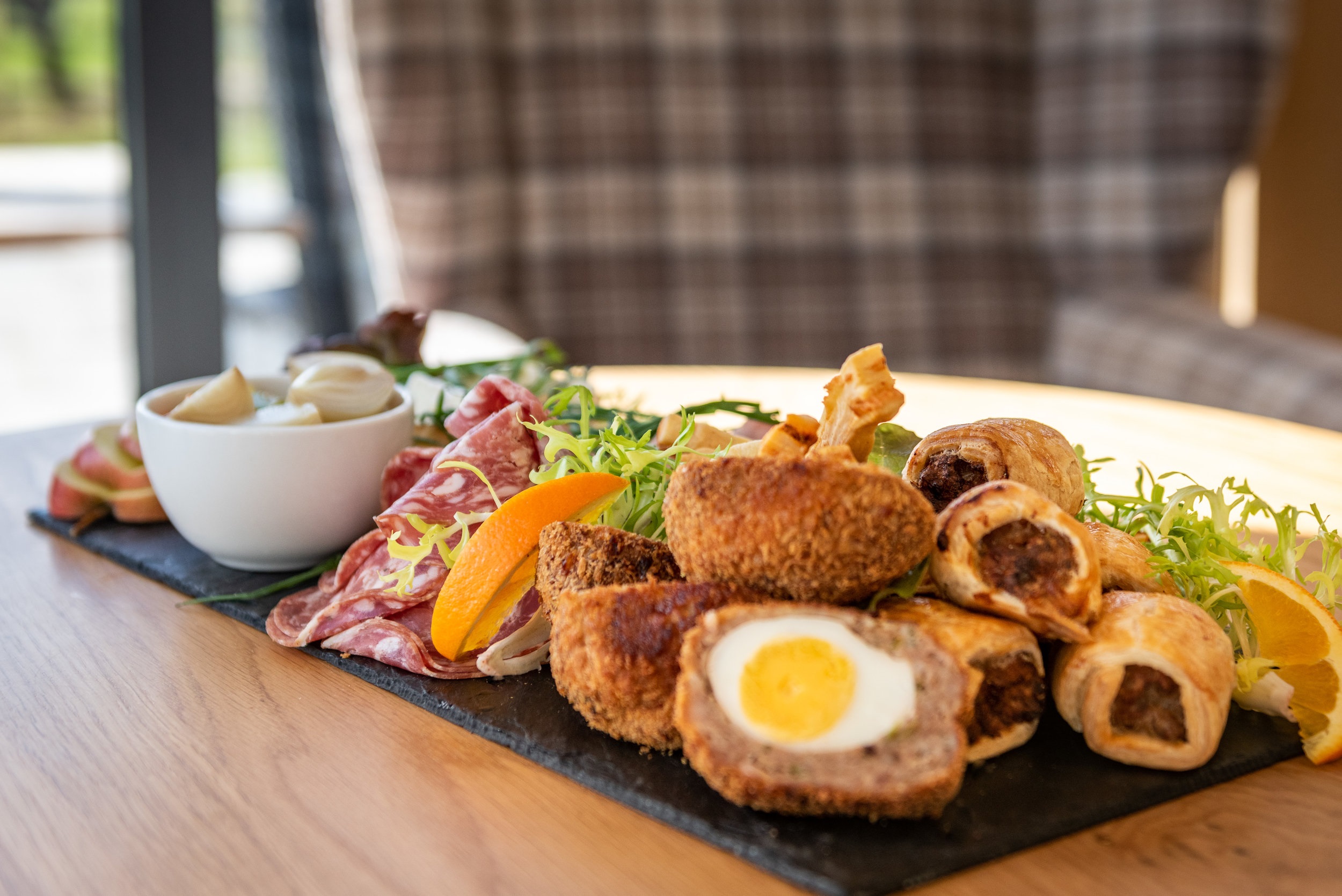 Food platter at Fynn Valley 