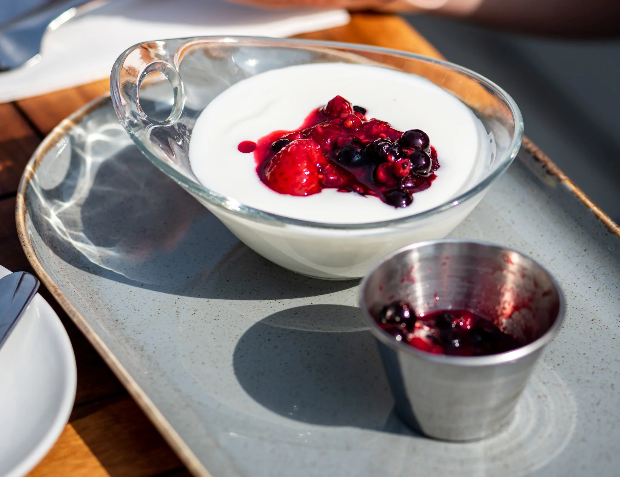 Natural Yoghurt & Fruit Compot